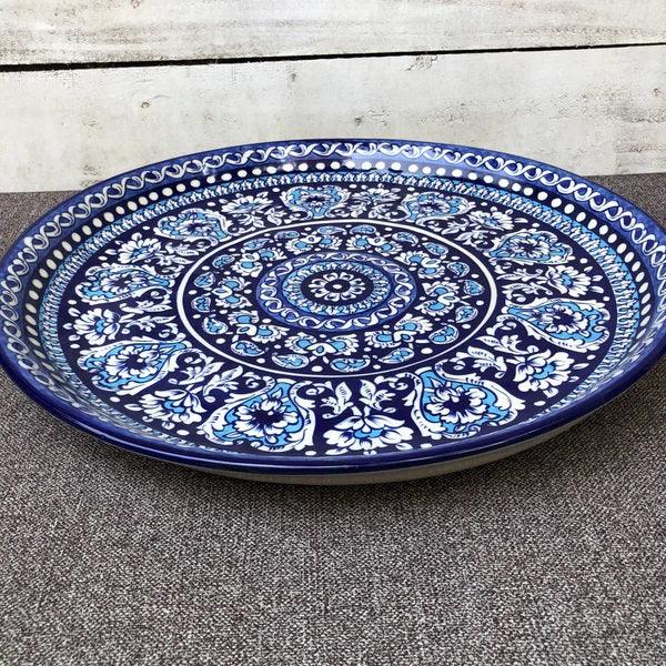 Antique Light Blue Platter - Large