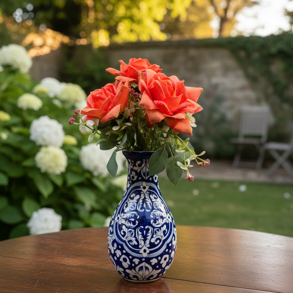 Blue Celico Vase