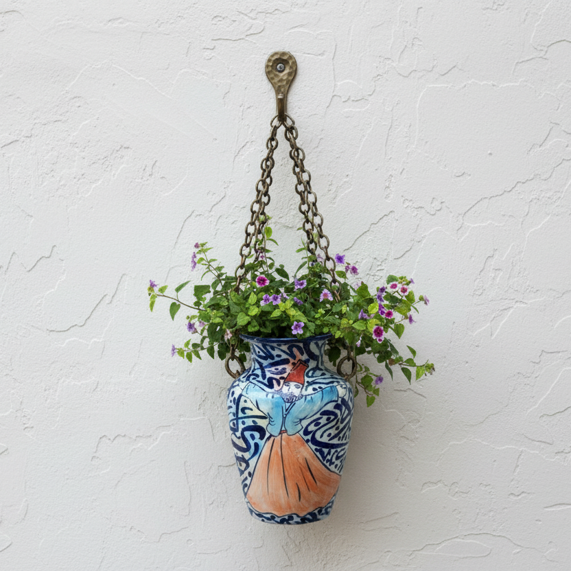 Sufi Bottle Wall Hanging Planter