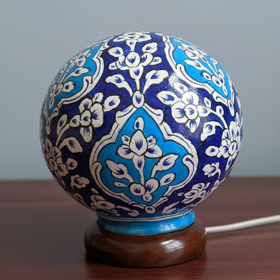 ہاتھ سے تیار اونٹ کی جلد کا لیمپ 7 انچ