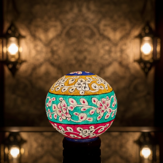 Handmade Camel Skin Lamp 7inch