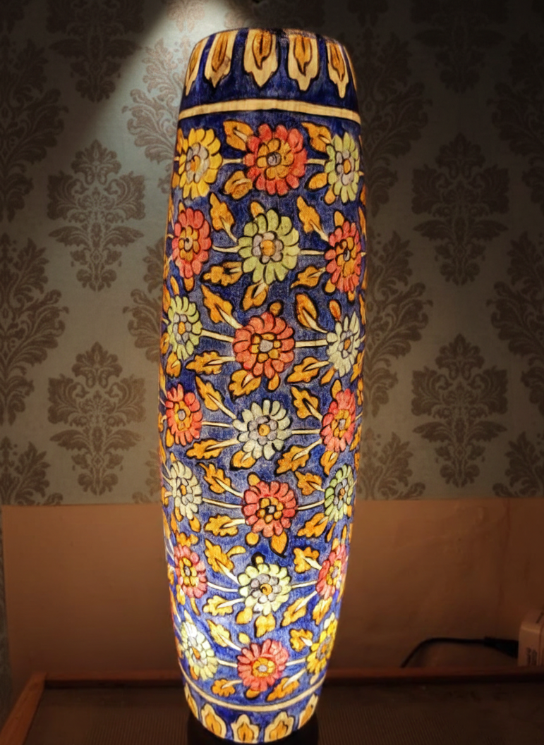 Bottle Shape Camel Skin Lamp