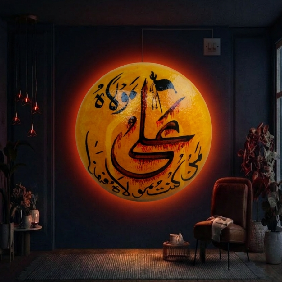 دیوار چڑھایا ہاتھ سے تیار اونٹ جلد چراغ