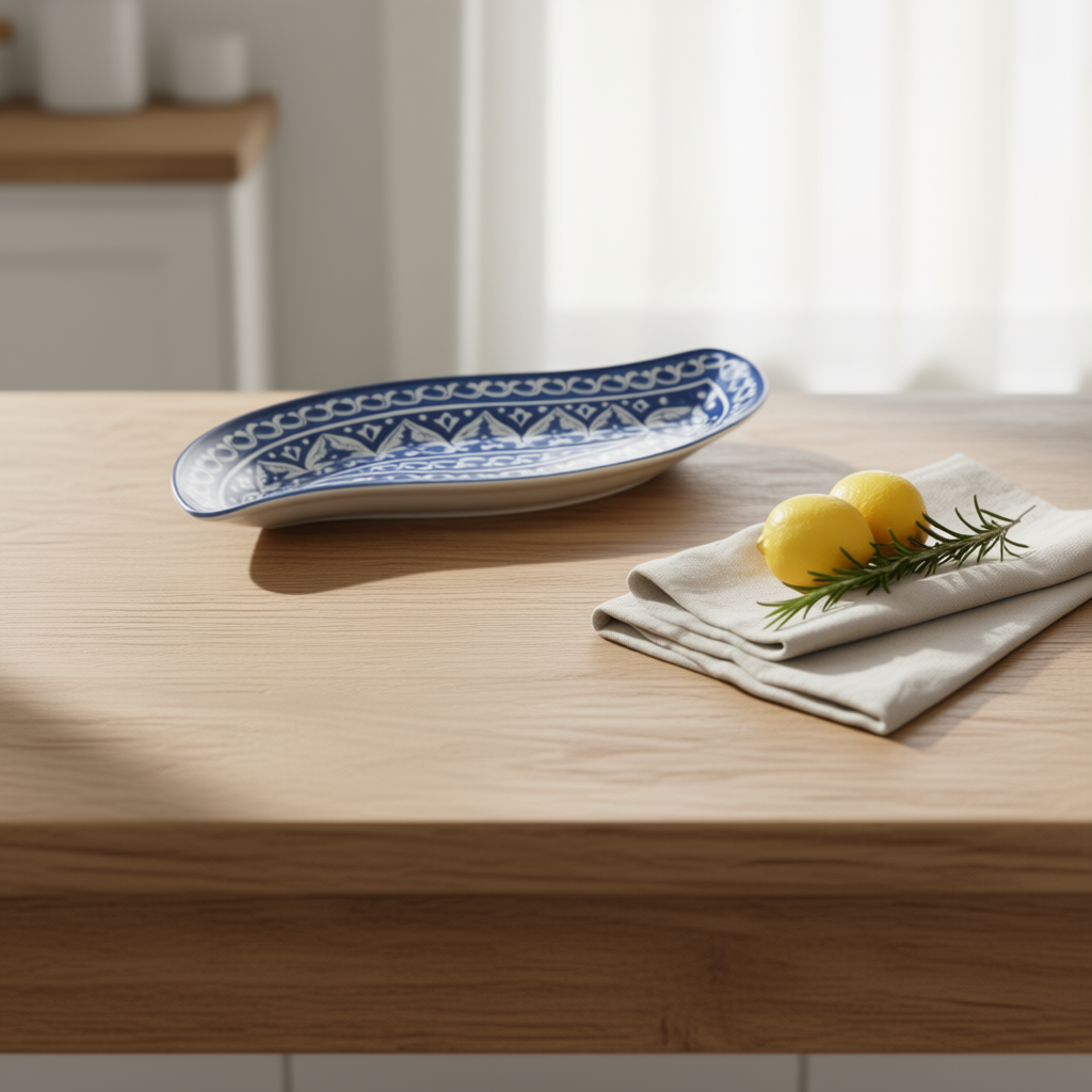 Blue Felicity Leaf Dish